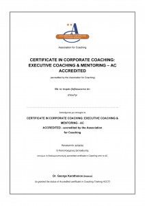 Certificate in Corporate Coaching: Executive Coaching and Mentoring - AC Accredited